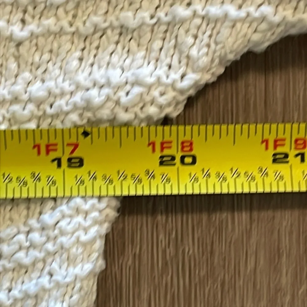 C&C California Women's Cardigan Sweater Small White Knit Open Front Longline